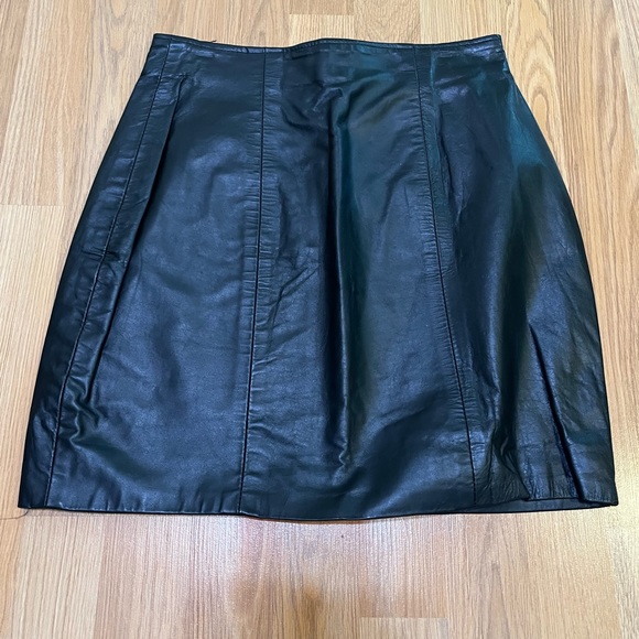 Dresses & Skirts - Leather Mini Skirt